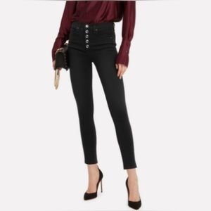 NWT Veronica Beard Debbie Rhinestone Jeans 10” Skinny